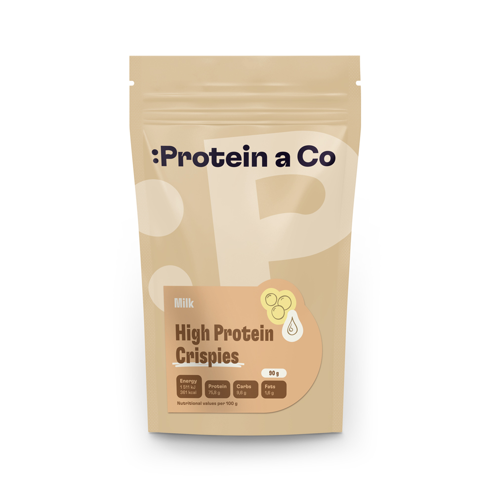 Protein a Co Proteinové kuličky Crispies 90 g