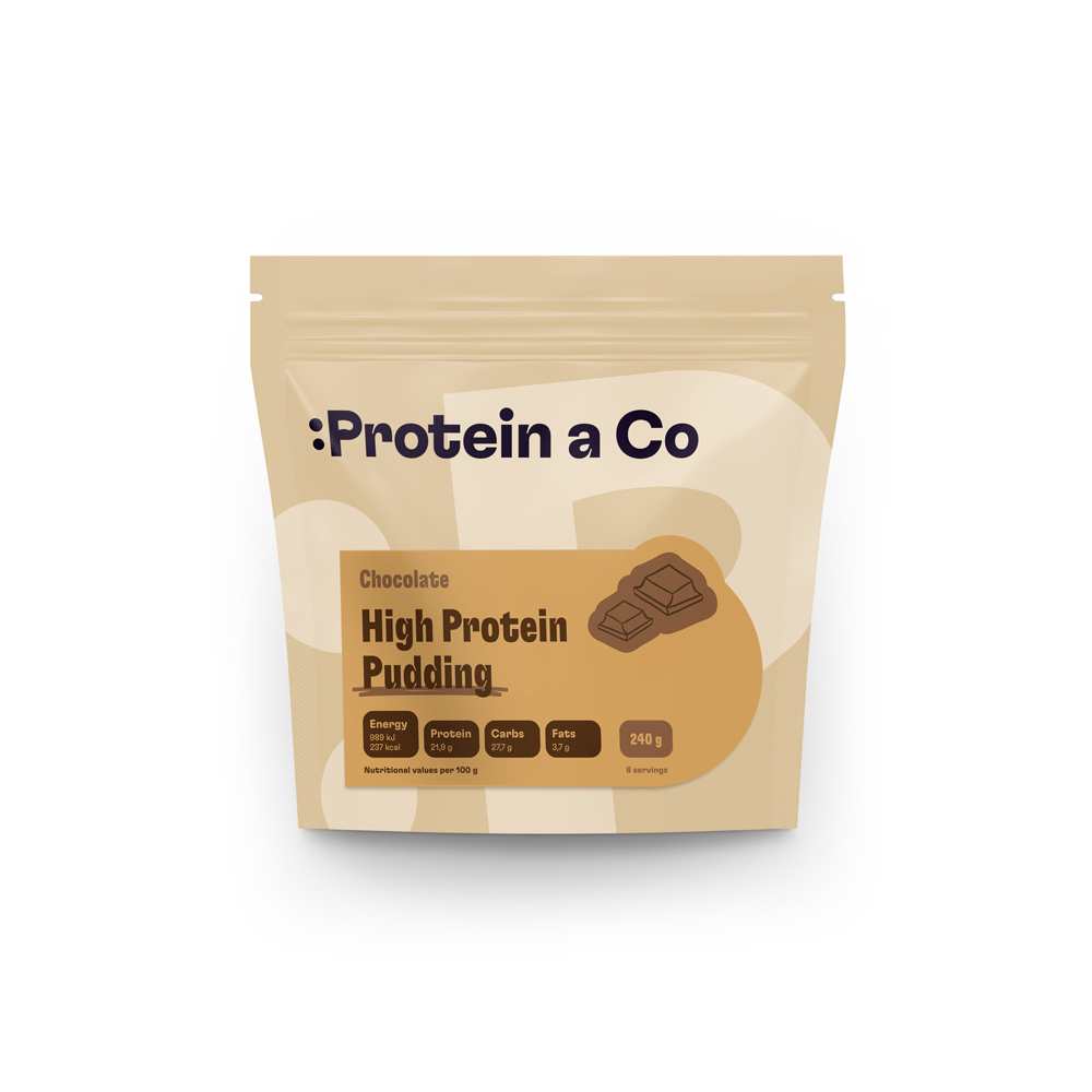 Protein a Co Proteinový puding High protein 240 g Chocolate