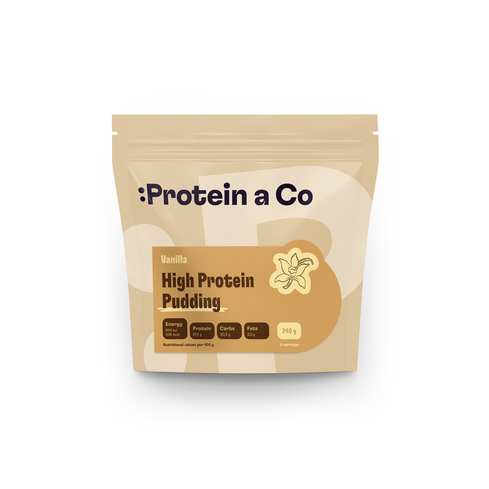 Protein a Co Proteinový puding High protein 240 g Vanilla