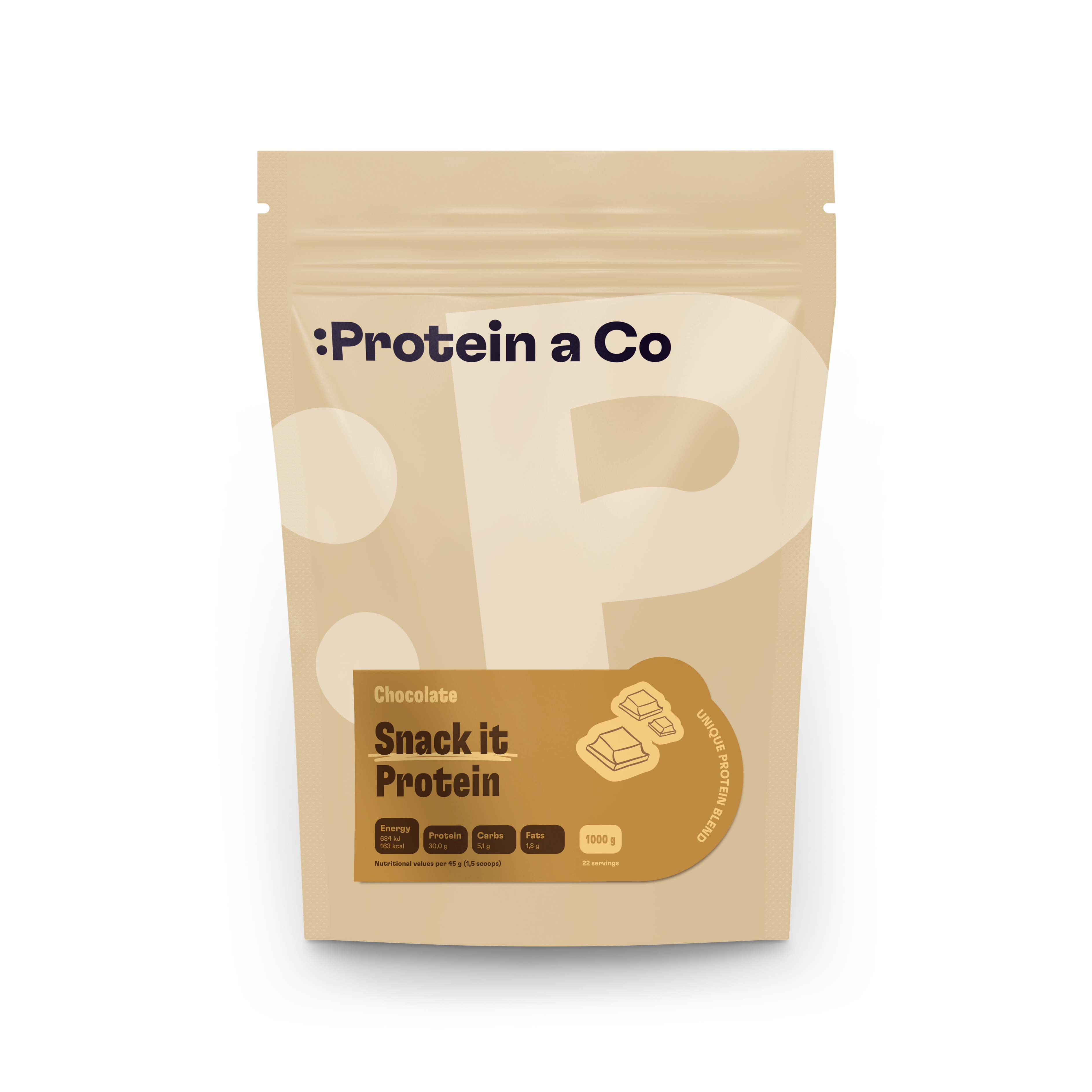 Protein a Co SNACK IT Protein 1 kg, Chocolate