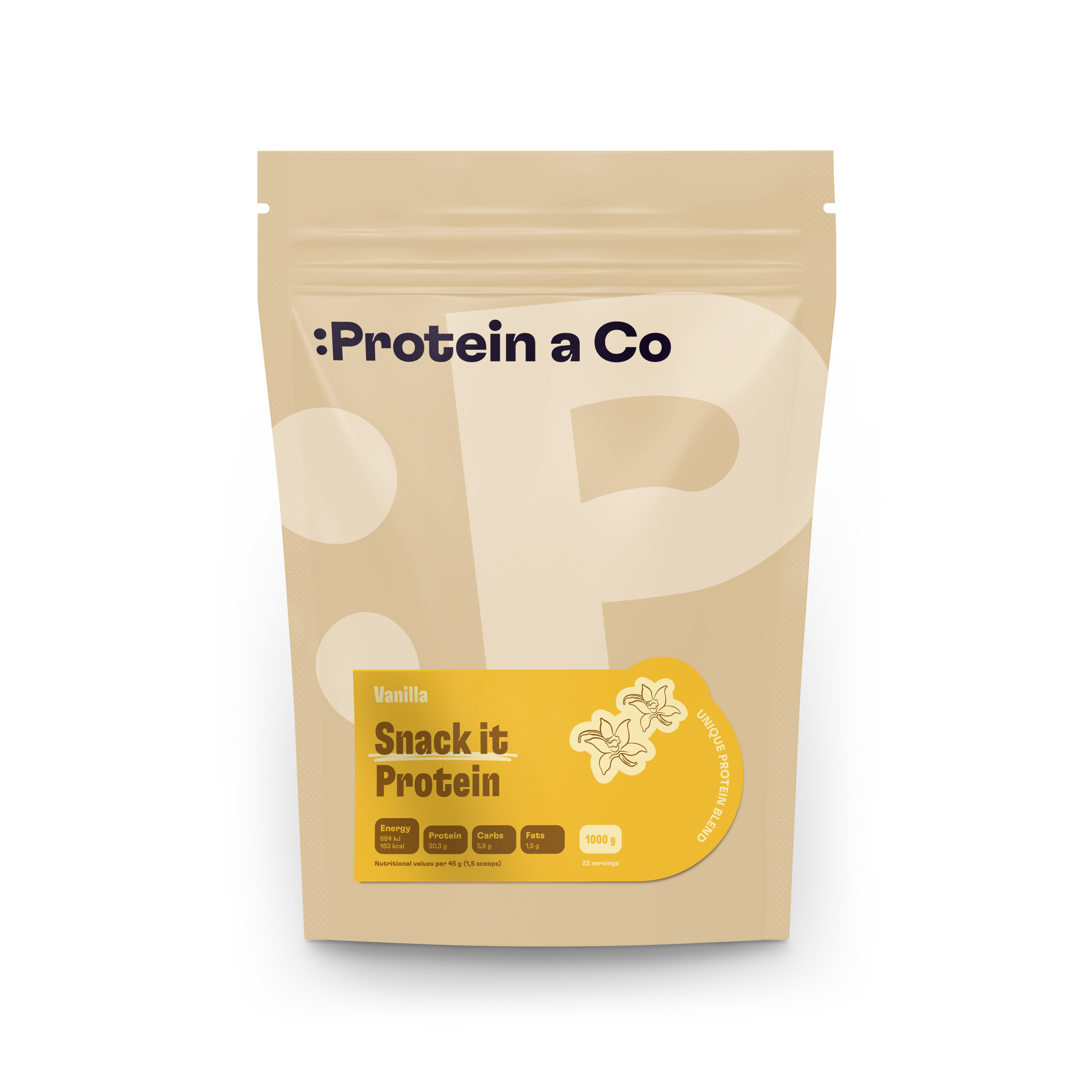 Protein a Co SNACK IT Protein 1 kg, Vanilla