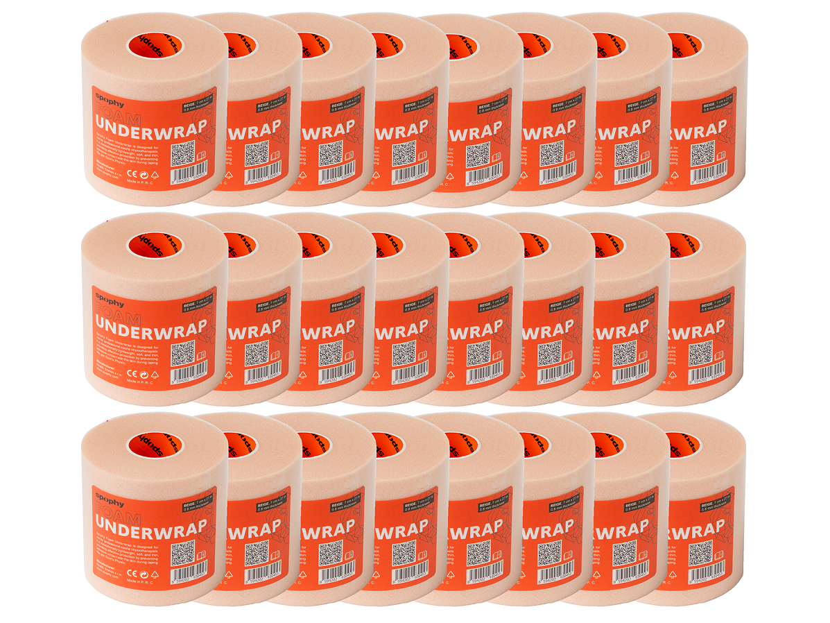 Spophy Foam Underwrap Beige, podtejpovací molitanová páska béžová 7cm x 27 m, 24 ks