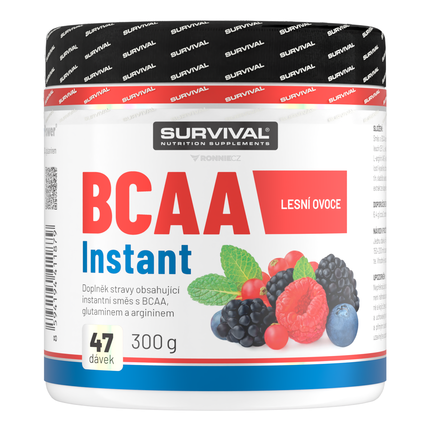 Survival BCAA Instant 300 g lesní ovoce