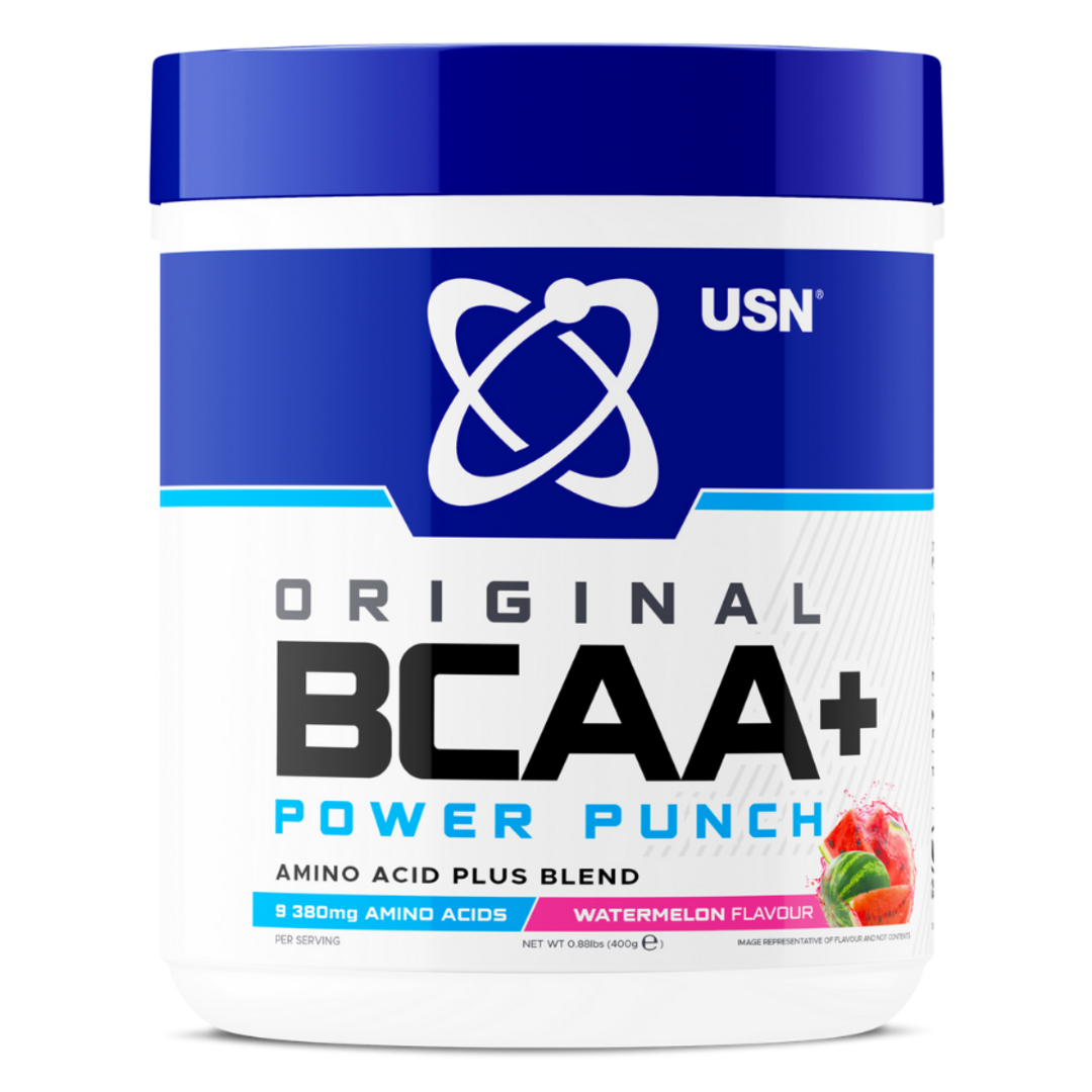 USN BCAA Power Punch 400g - modrá malina