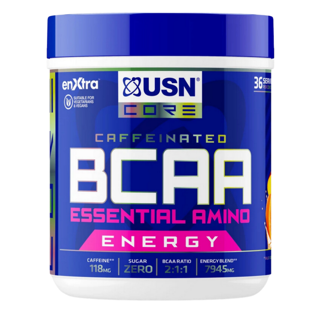 USN BCAA+ Power Punch Energy 400g - mango, pomeranč