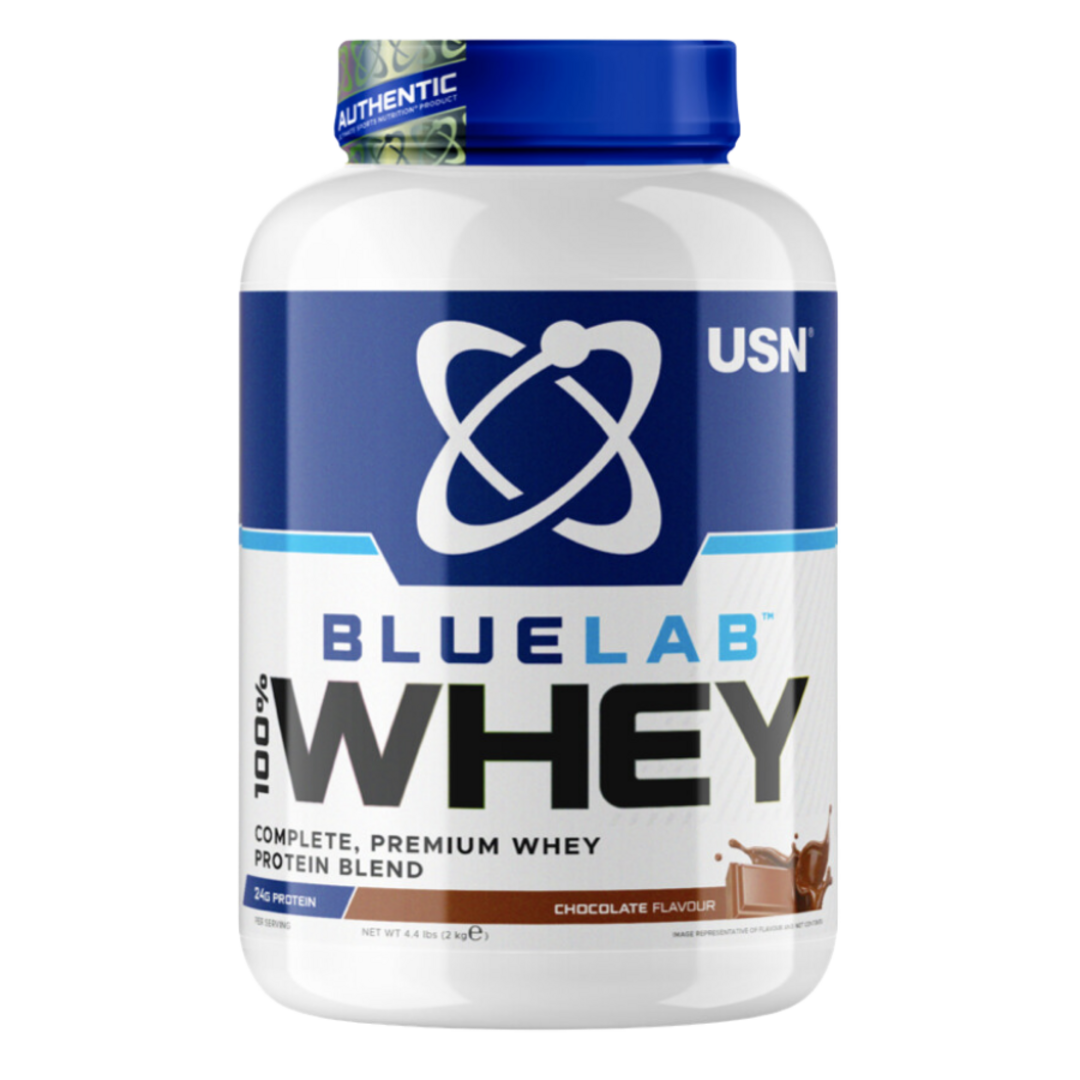 USN BlueLab 100% Whey Premium Protein 2000g - karamelový popcorn