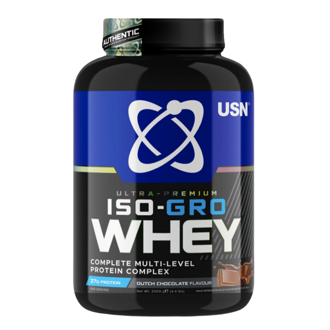 USN Iso-Gro Whey 2kg - čokoláda