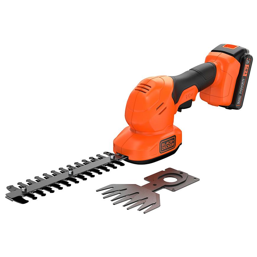 Akumulátorové nůžky na trávu a živý plot Black+Decker BCSS18D1-QW