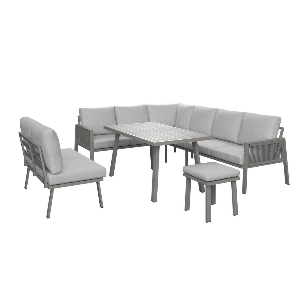 Ambia Garden JÍDELNÍ TERASOVÁ SOUPRAVA kov, textil