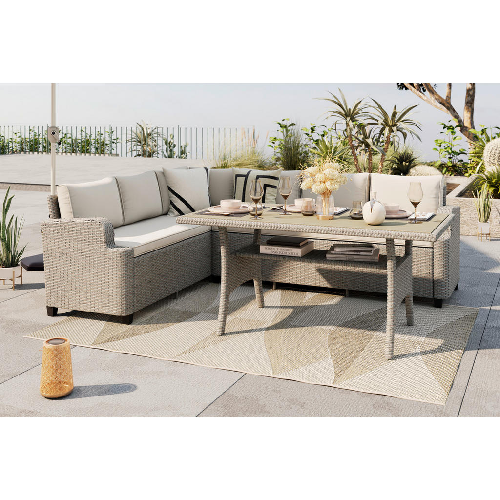 Ambia Garden JÍDELNÍ TERASOVÁ SOUPRAVA kov