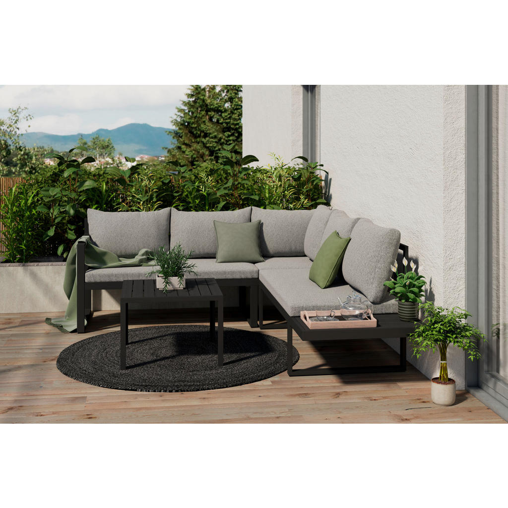 Ambia Garden TERASOVÁ SEDACÍ SOUPRAVA 3dílné, kov, plast, textil 1