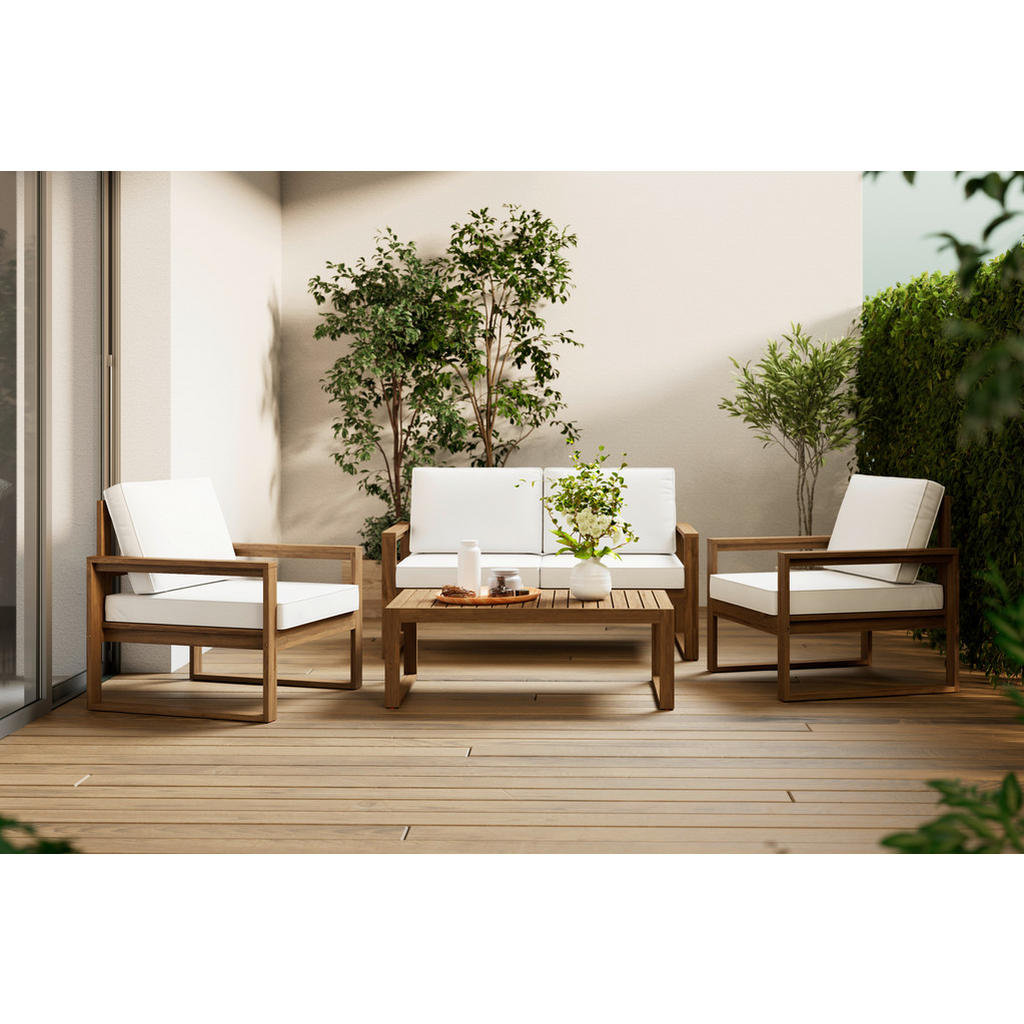 Ambia Garden TERASOVÁ SEDACÍ SOUPRAVA dřevo 1