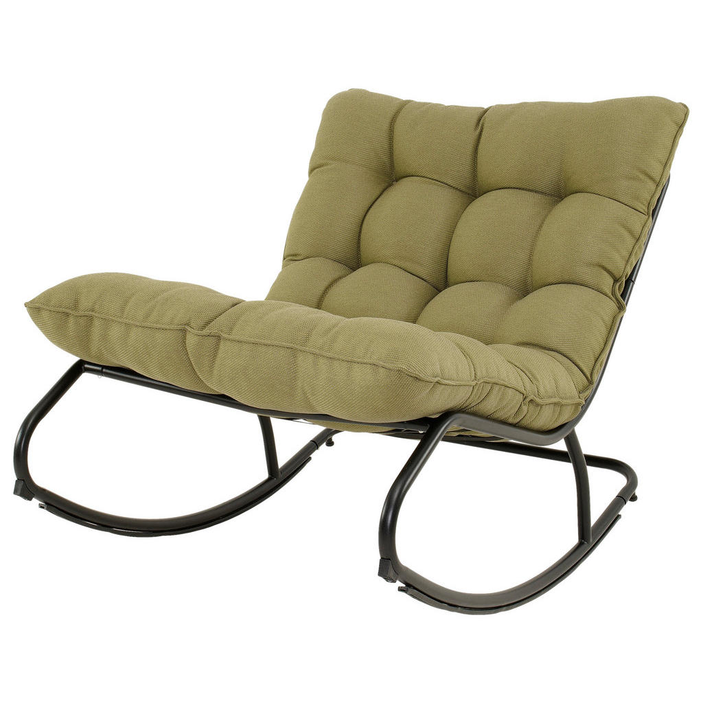 Ambia Garden ZAHRADNÍ HOUPACÍ KŘESLO kov, textil 1