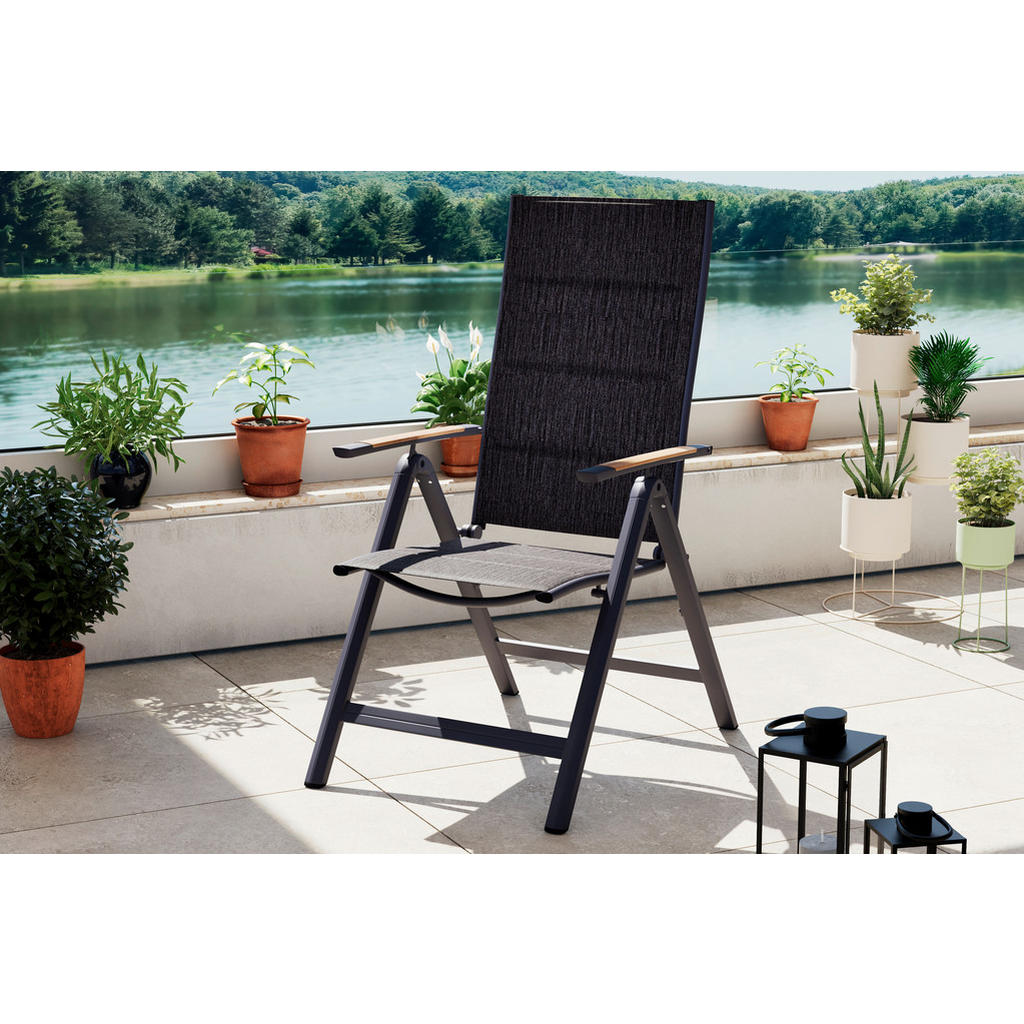 Ambia Garden ZAHRADNÍ KŘESLO, kov, textil 1