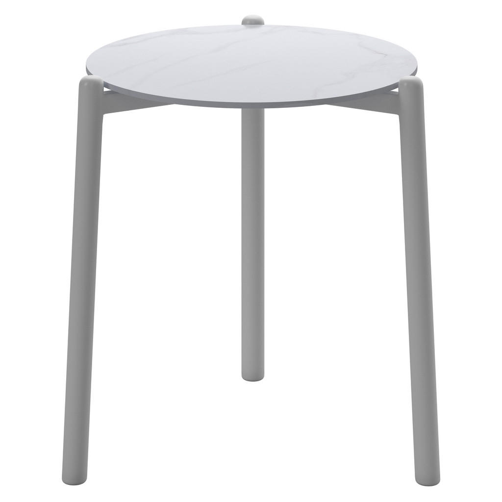 Ambia Garden ZAHRADNÍ ODKLÁDACÍ STOLEK, kov, keramika, 40/47 cm