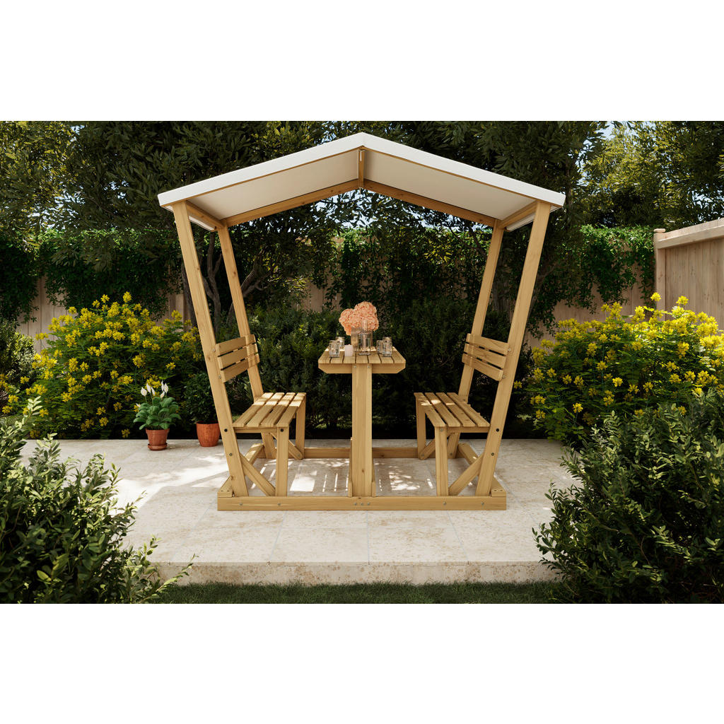Ambia Garden ZAHRADNÍ SADA 3dílné, dřevo, textil