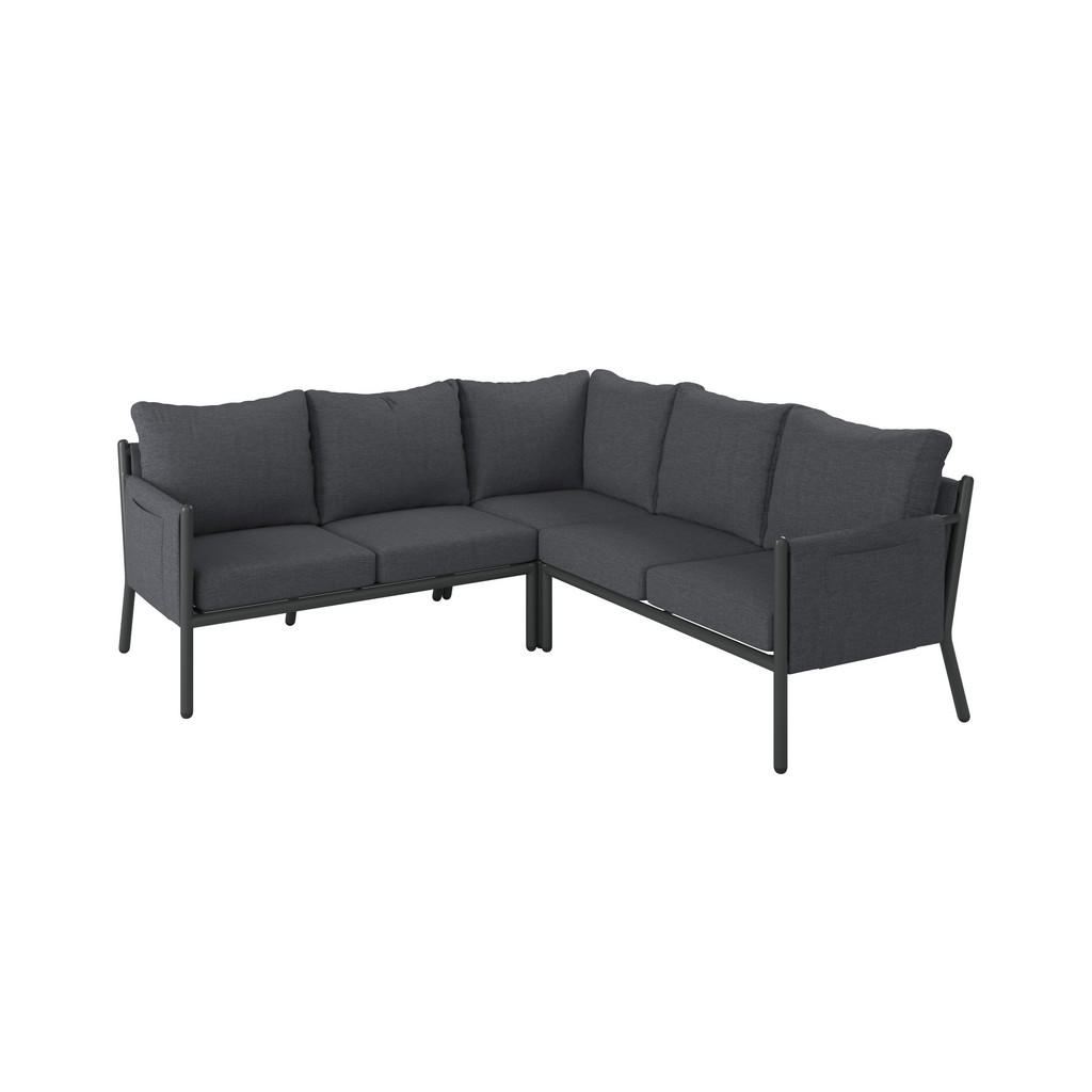 Ambia Garden ZAHRADNÍ SEDACÍ SOUPRAVA 3dílné, kov, textil