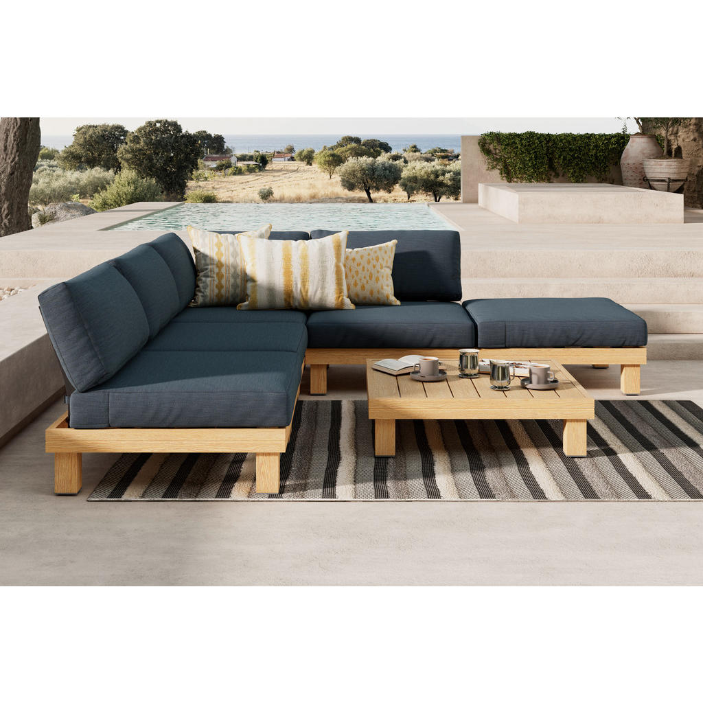 Ambia Garden ZAHRADNÍ SEDACÍ SOUPRAVA 6dílné, kov, plast, textil