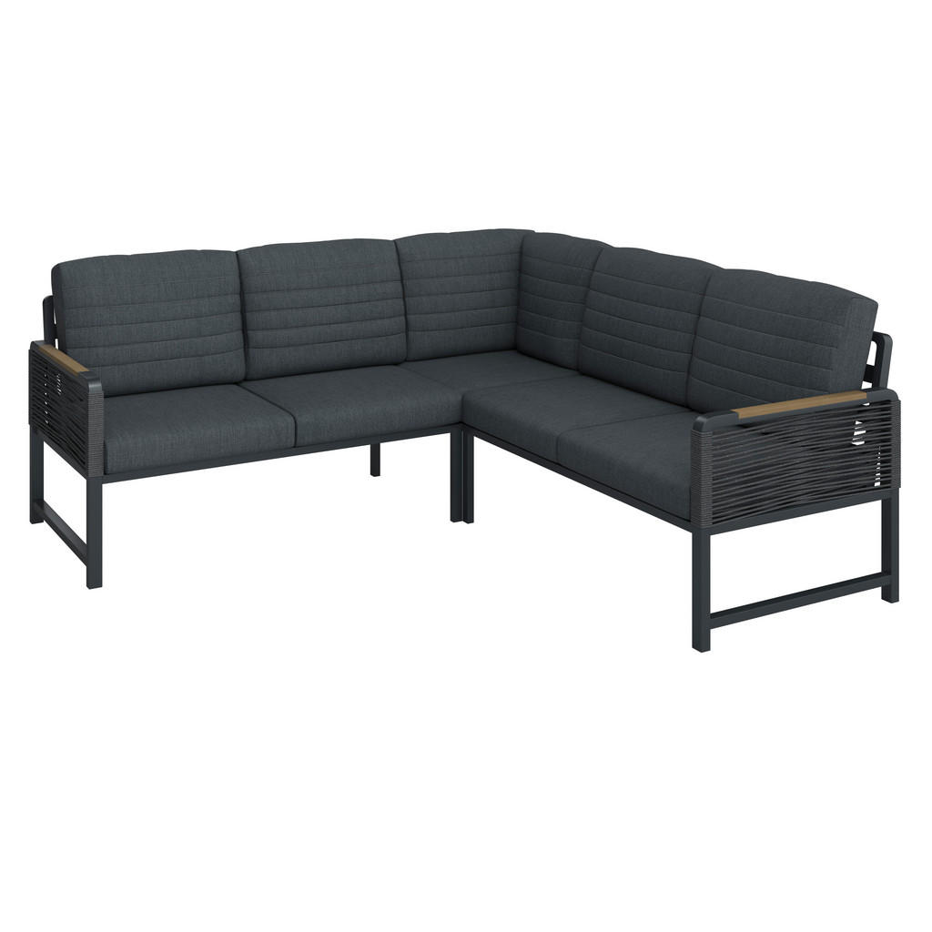 Ambia Garden ZAHRADNÍ SEDACÍ SOUPRAVA kov, plast, textil