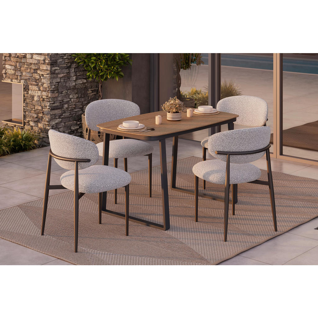 Ambia Garden ZAHRADNÍ STŮL, kov, plast, 120/74/70 cm