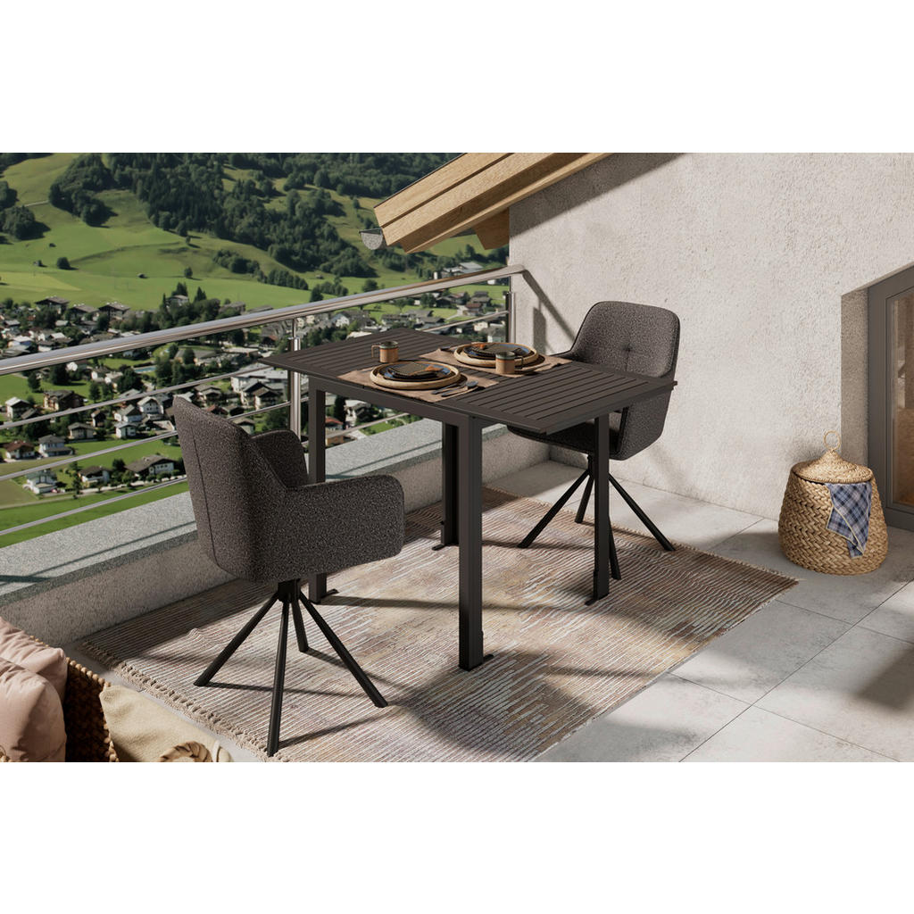 Ambia Garden ZAHRADNÍ STŮL, kov, plast, 123/70/75/70 cm