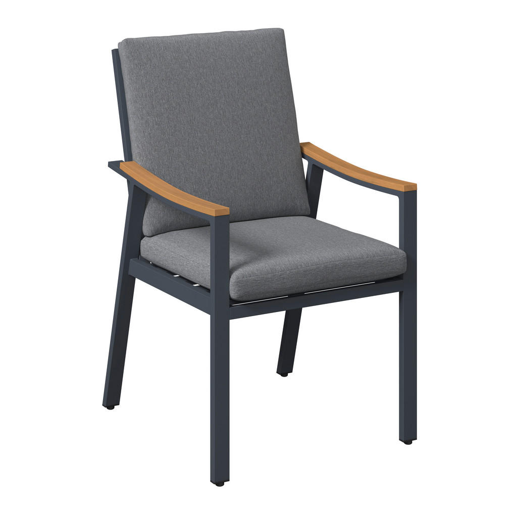 Ambia Garden ZAHRADNÍ ŽIDLE, dřevo, kov, textil 1