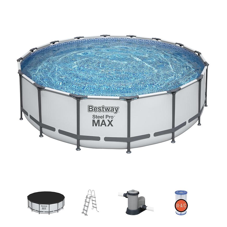 Bazén Steel Pro Max 4.88 x 1.22m s filtrací, 5612Z