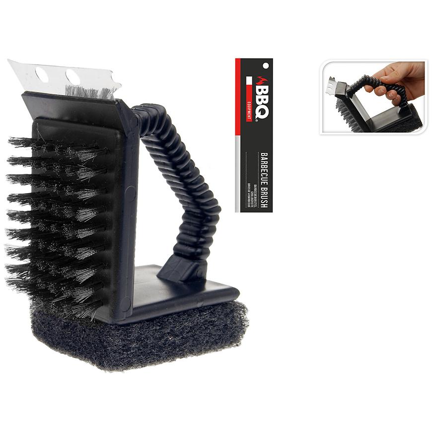 BBQ Kartáč na čištění grilů  3V1