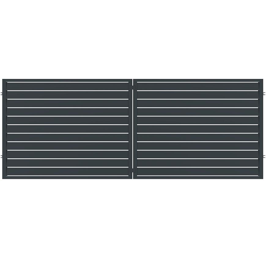 BRÁNA SALERNO 400x150 ZN RAL 7024 MAT
