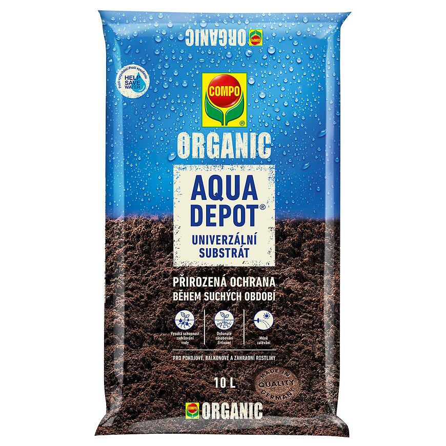 COMPO Organic aqua-depot univerzální substrát 10 l