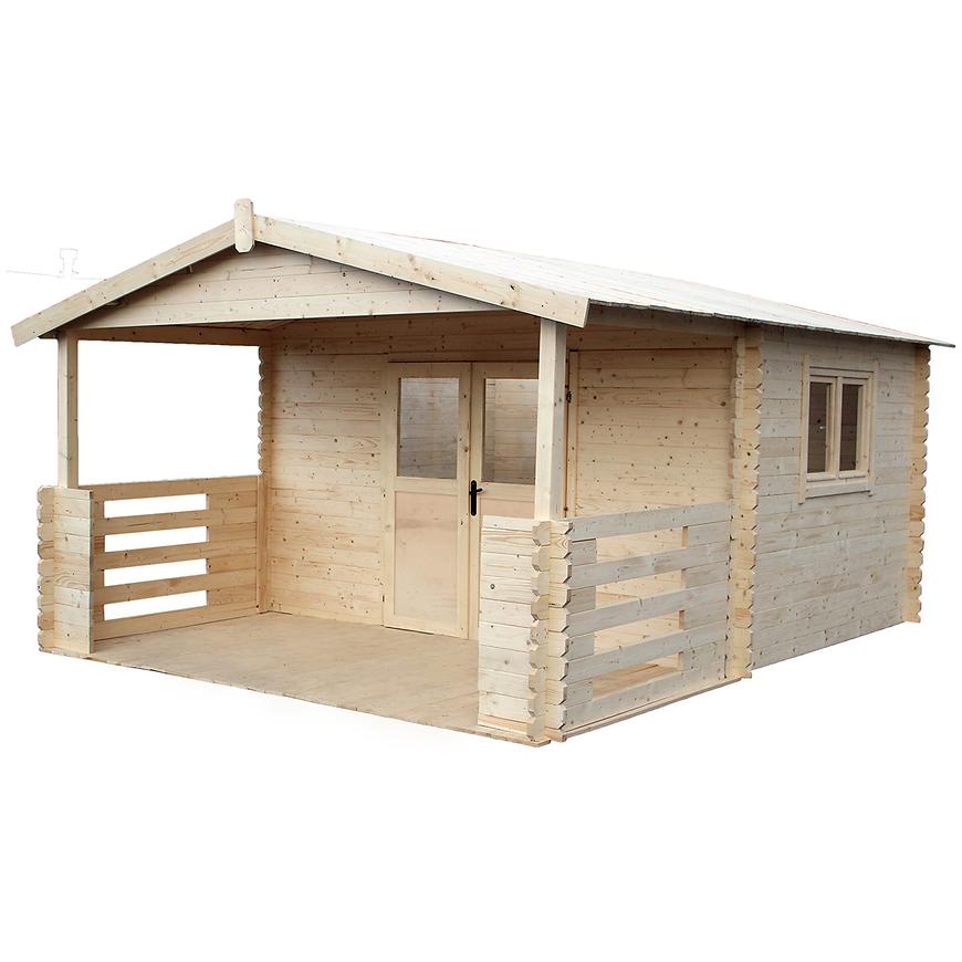 Domek Zuzia II 4X3m + terasa 4X2m