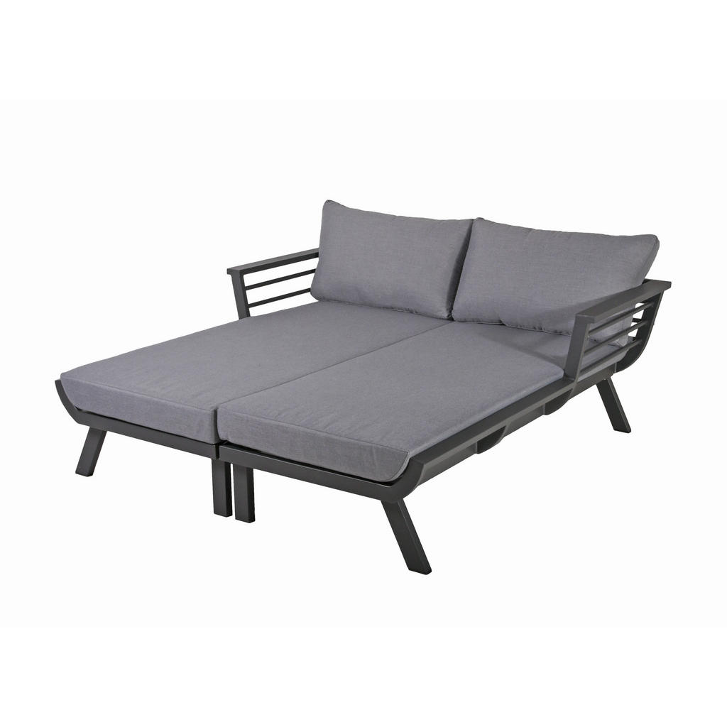 Gardenson DVOJITÉ LEHÁTKO kov, plast, textil