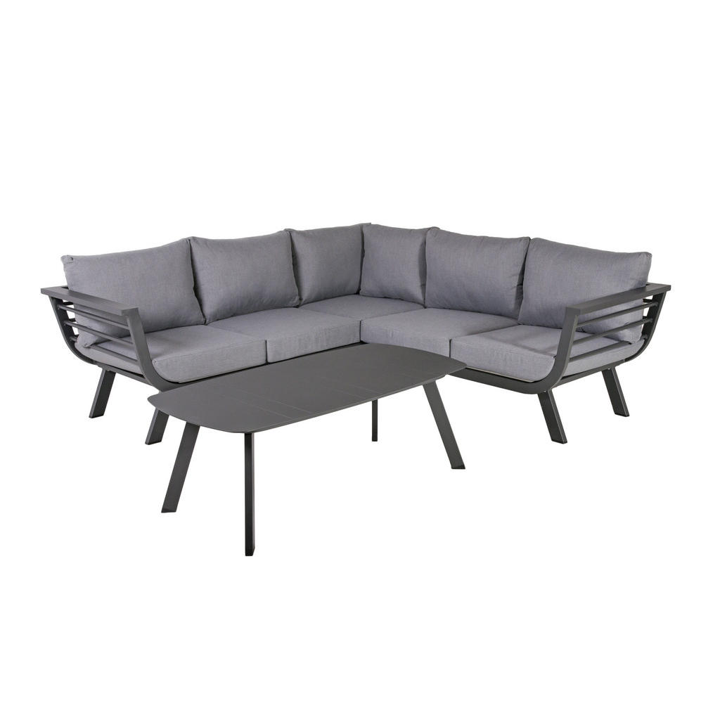 Gardenson TERASOVÁ SEDACÍ SOUPRAVA 3dílné, kov, plast, textil