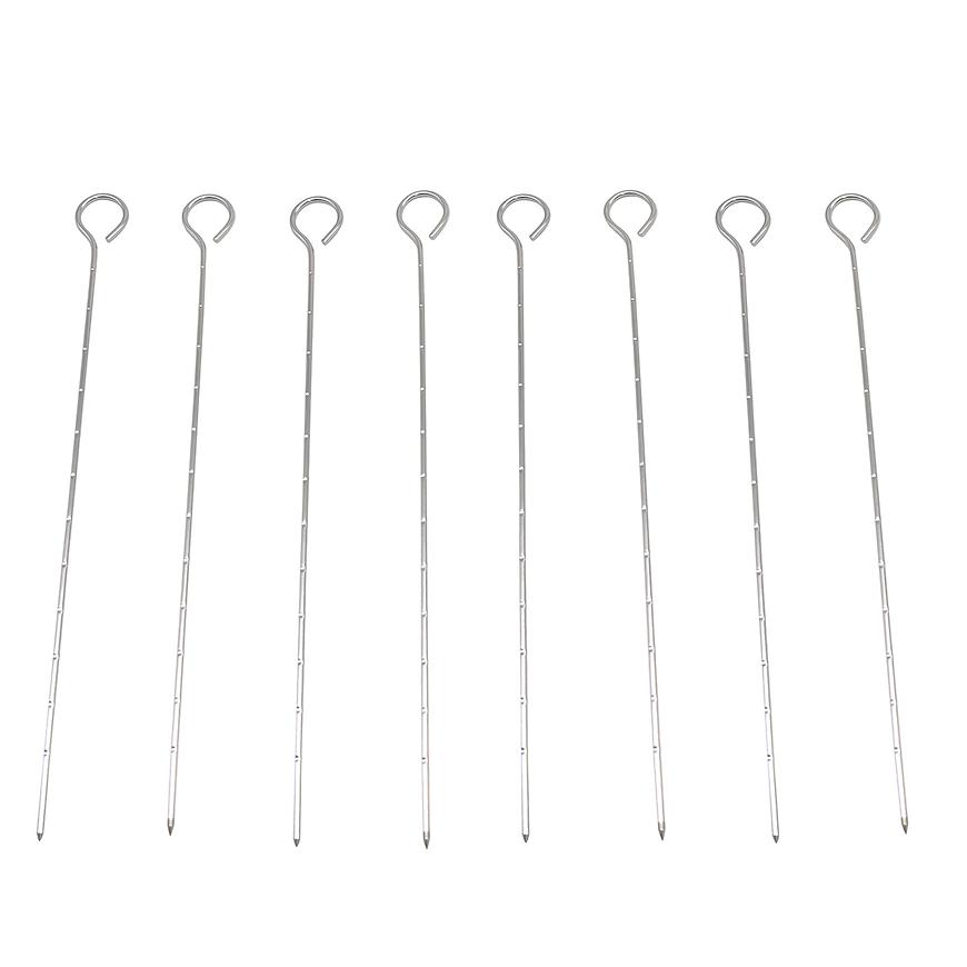 Grilovací jehly 8 ks 27 cm KY2708