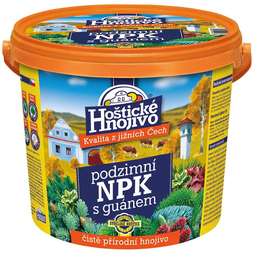Hoštické podzimní NPK s guánem 4,5 kg