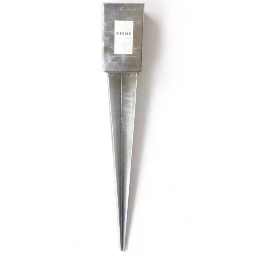 KOTEVNÍ PATKA 91X91X740 MM ZN