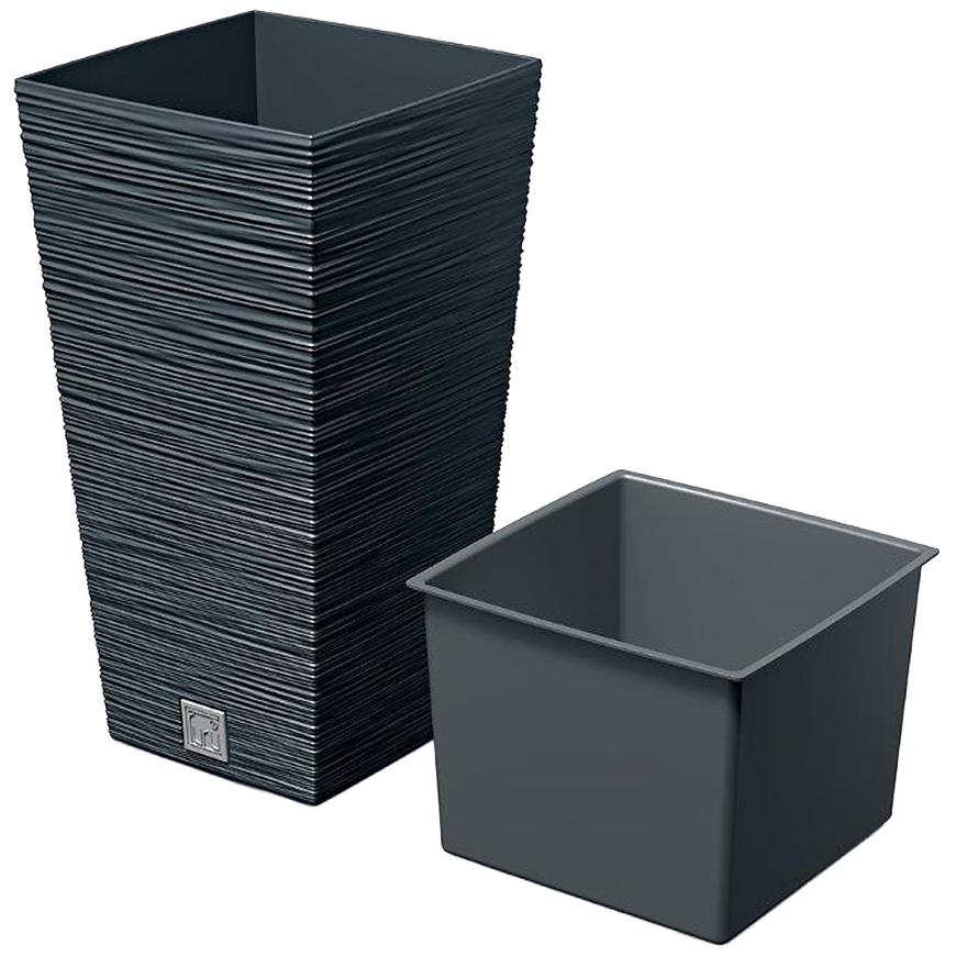 Květináč Furu Square - antracit DFSH240-S433