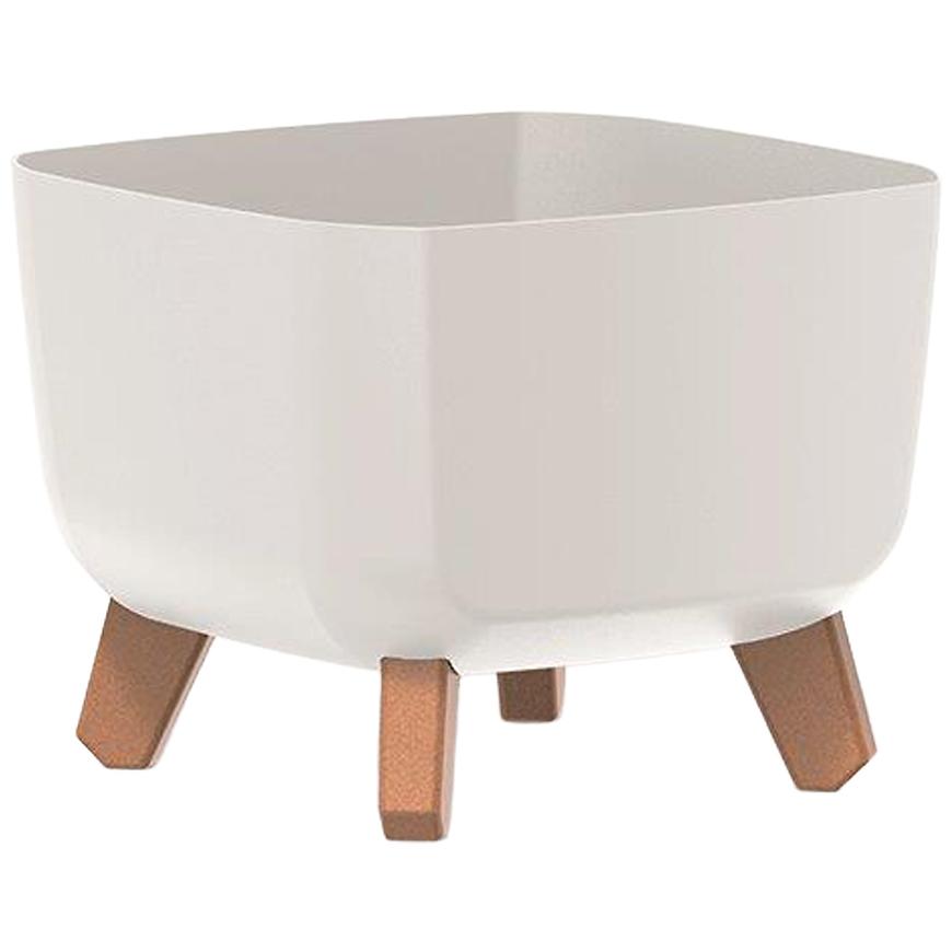 Květináč Gracia Square 29 cm bílý DGQL300-S449