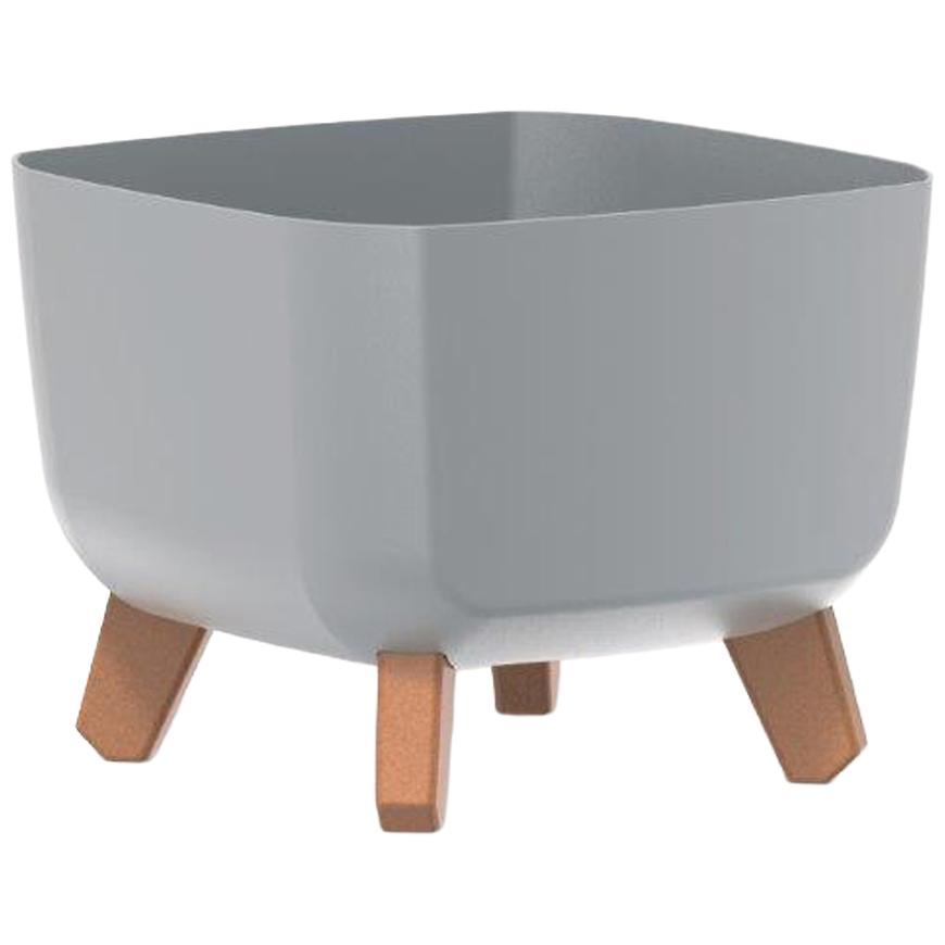 Květináč Gracia Square 39 cm ŠEDÝ DGQL400-443U