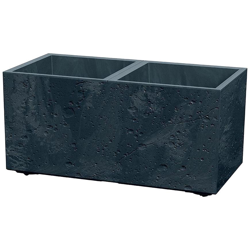 Květináč Sierra Square beton Effect 57,7 cm antracit