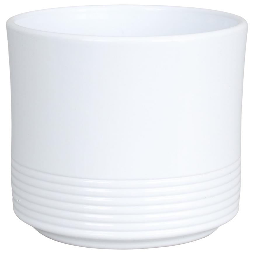Obal na pokojové rostliny Rille 992 bílý 12 cm