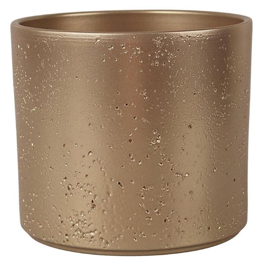 Obal Pillar lava 14 cm gold effekt