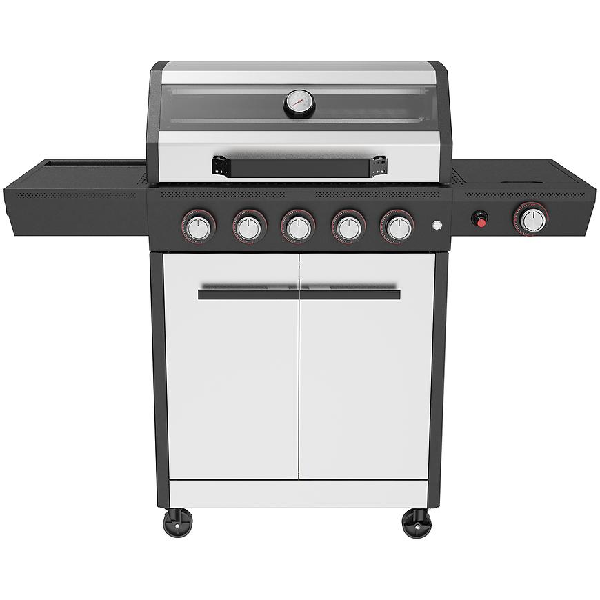 Plynový gril Mercado De Luxe silver 5+1, 18KW