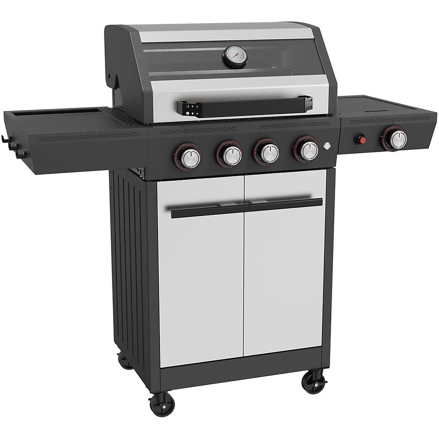 Plynový gril Mercado Luxe silver 4+1, 15KW