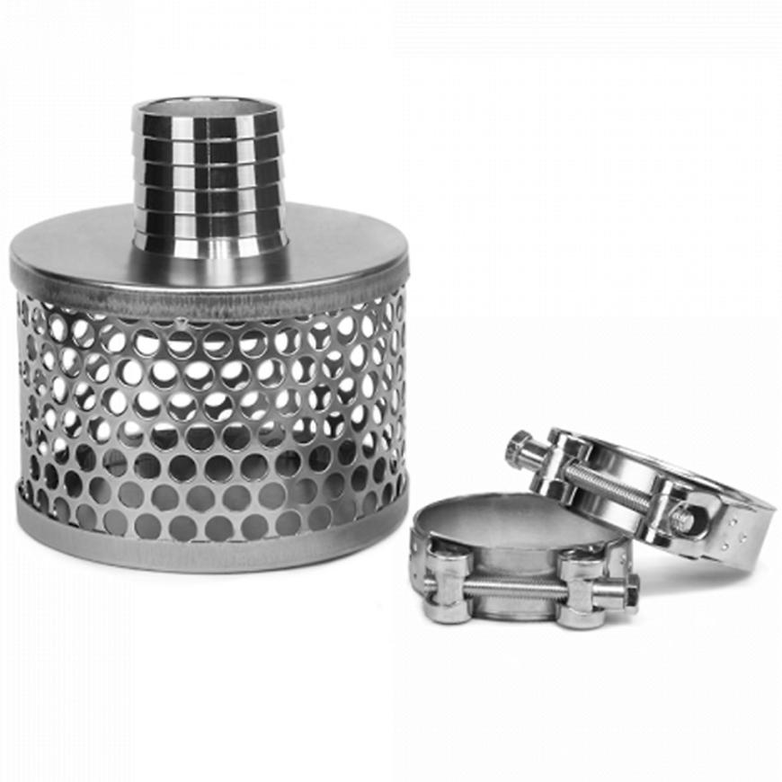 Sací koš ocelový, hadice 50mm 2