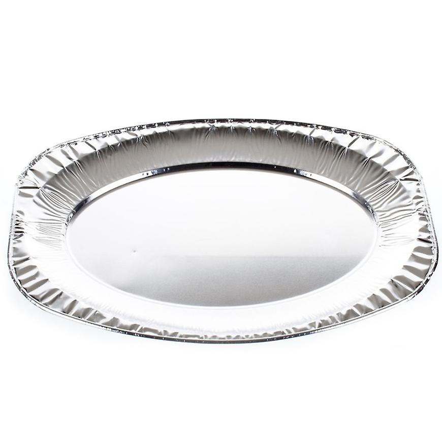 Sada servírovacích alu táců, 2ks 43.5x29 cm
