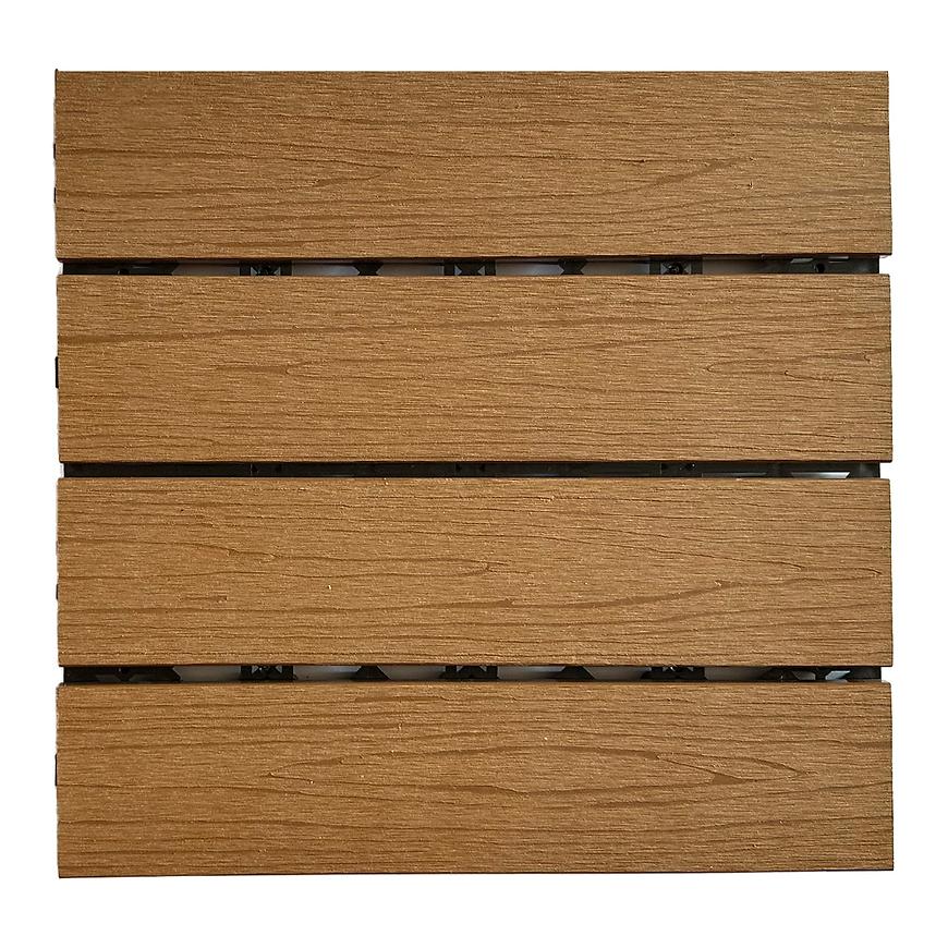 Terasová dlaždice teak kompozit 300X300
