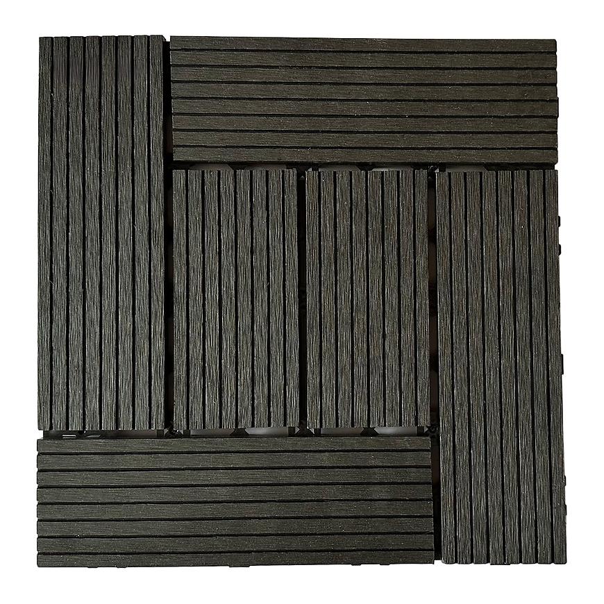 Terasová dlaždice WPC antracit 300X300