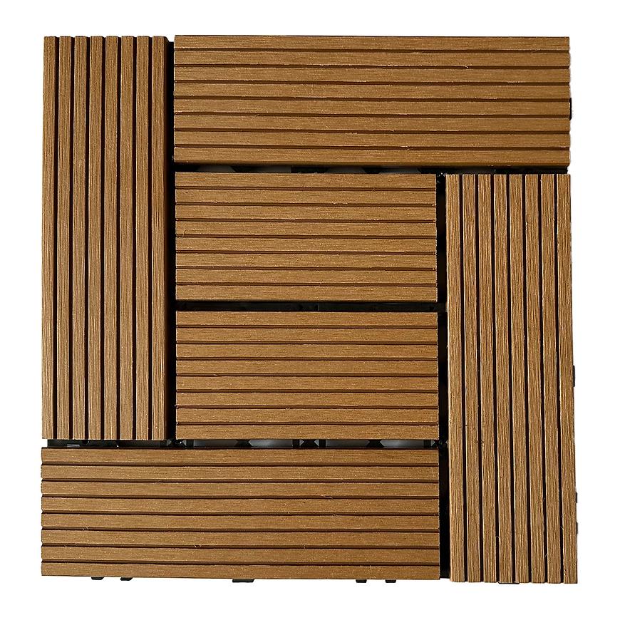 Terasová dlaždice WPC teak 300X300