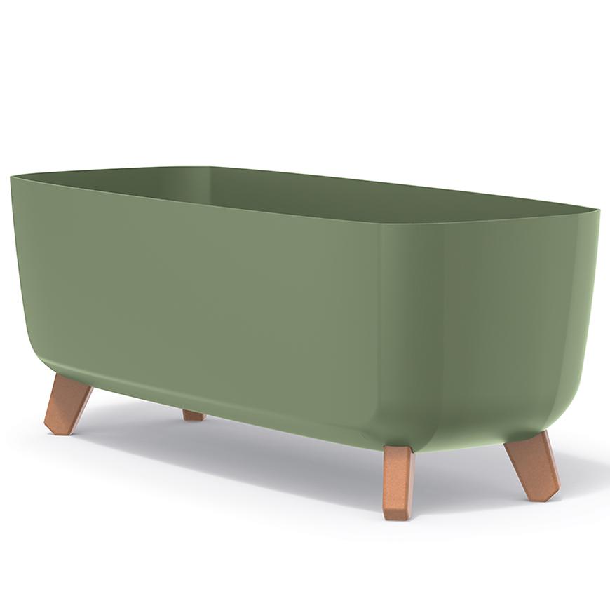 Truhlík na nožičkách Gracia zelený